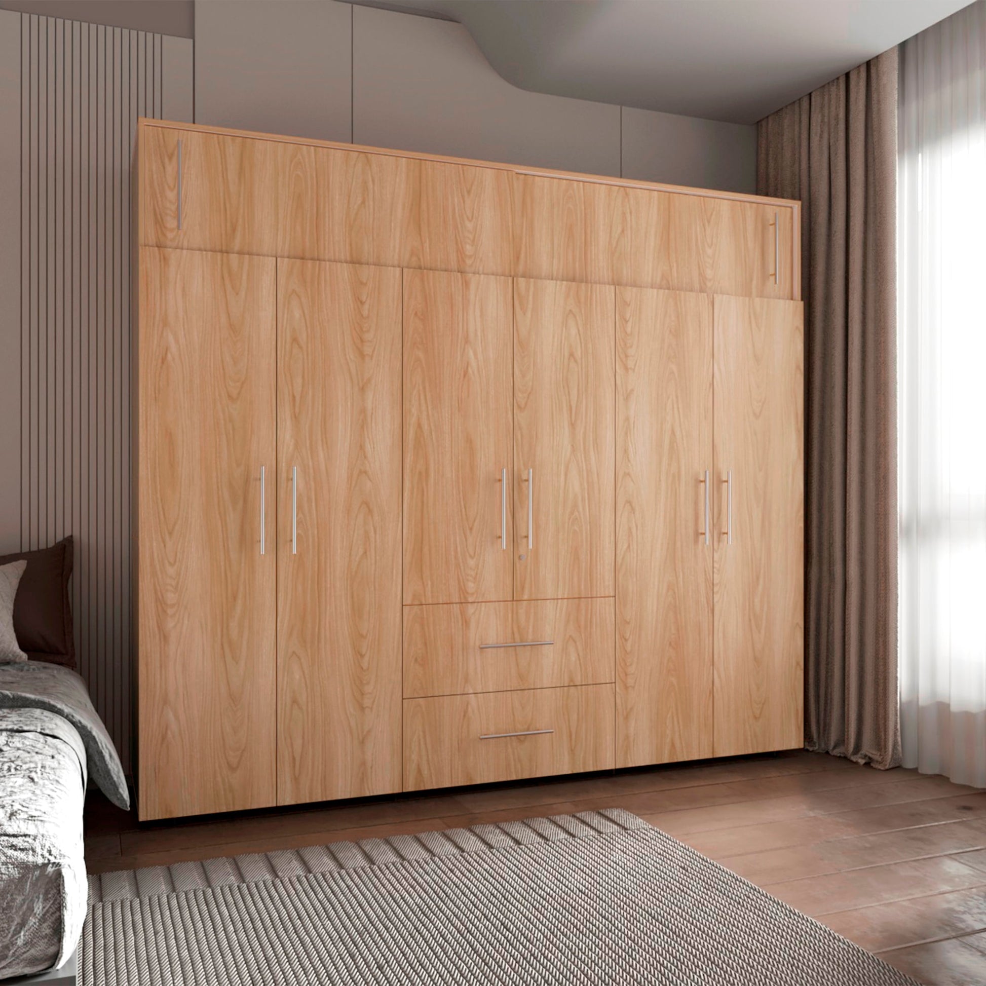 Closet Bigaf 230X204X50 Rta Fresno Eu Blanco