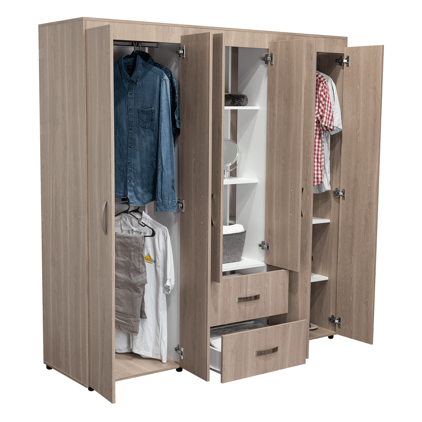 Closet Bariloche 180X170X50 Rta Bardolino Blanco
