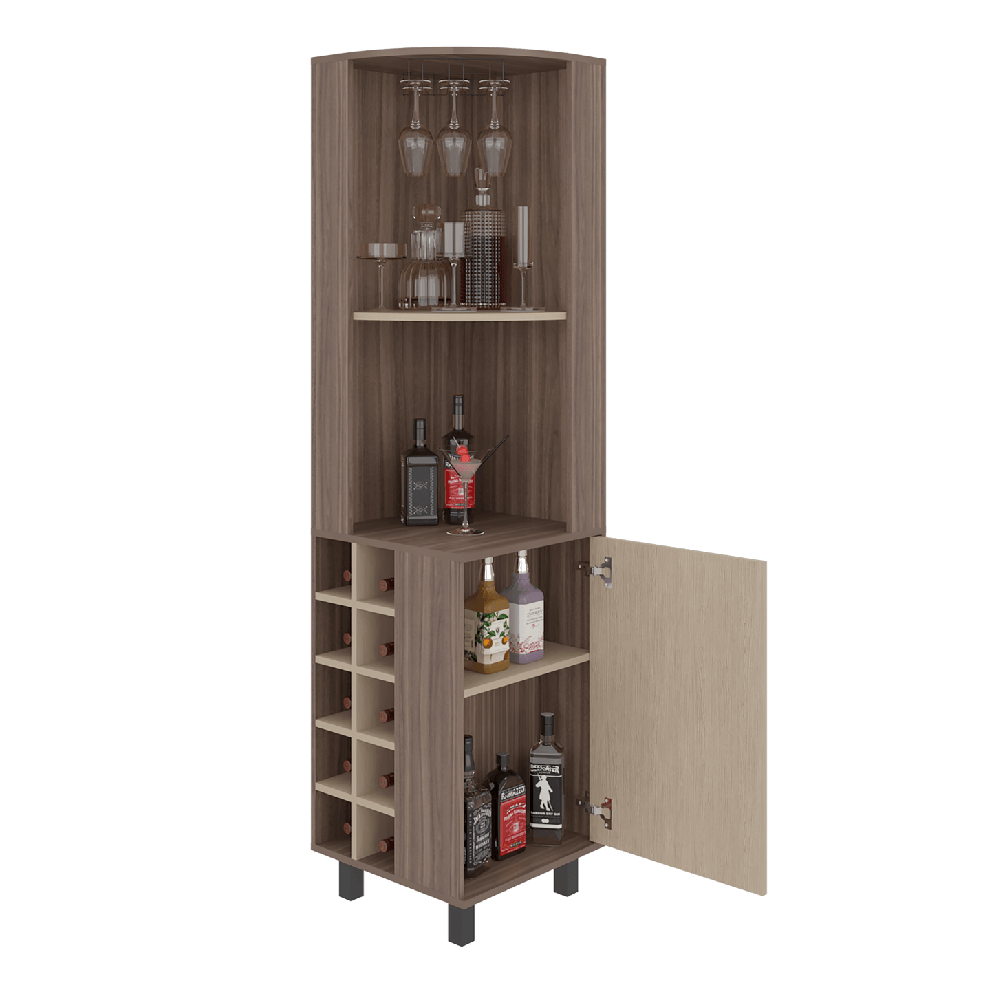 Bar Esquinero Kaia 180X45X45 Rta Avellana Cartagena Zf
