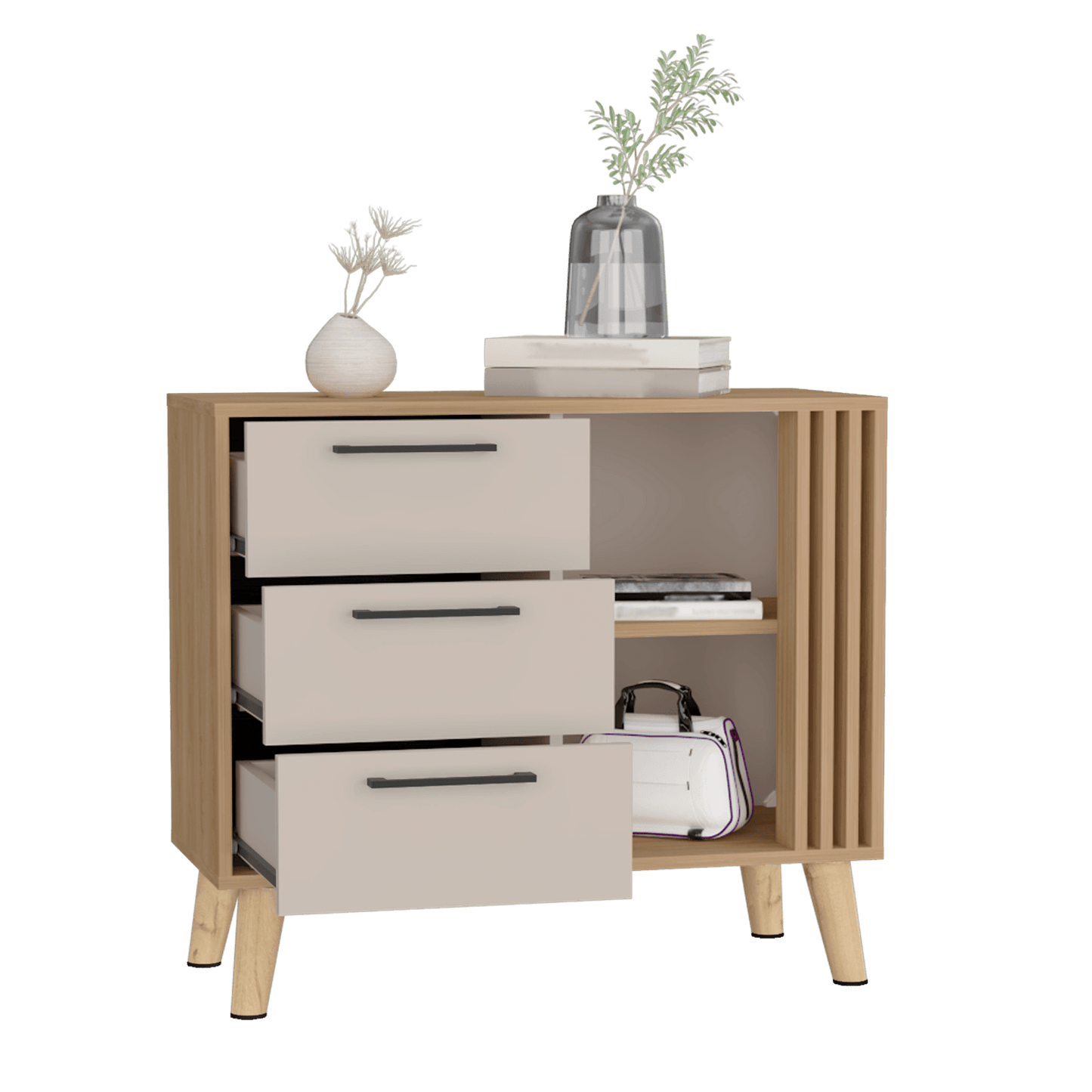 Cajonera Vance 70X80X35 Rta Fresno Eu Capri