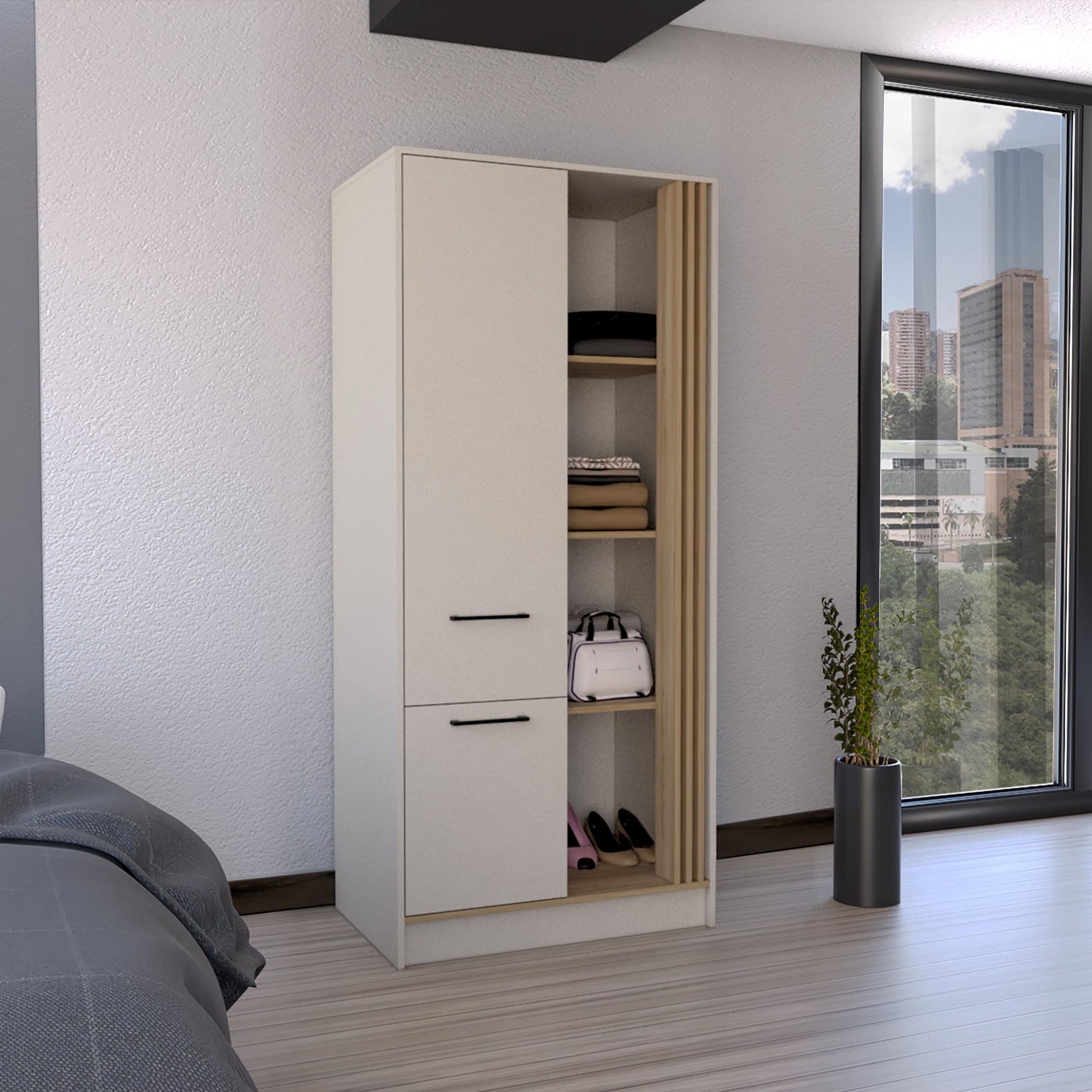 Closet Vance 180X80X52 Rta Capri Fresno Eu