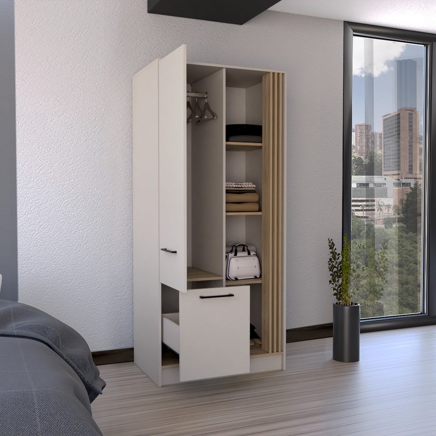 Closet Vance 180X80X52 Rta Capri Fresno Eu