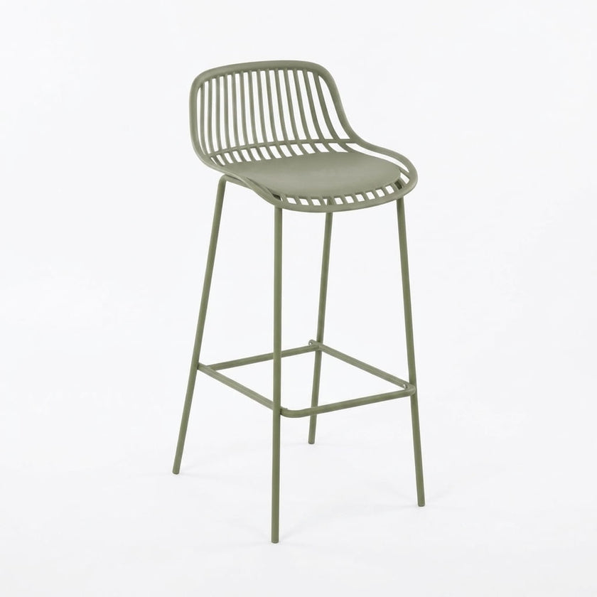 Silla Bar Tulum 97X41X51 Rta Verde Olivo