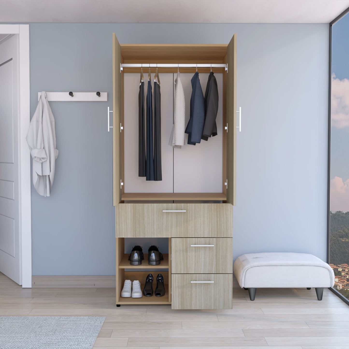 Closet Sevilla 179X80X50 Rta Fresno Eu