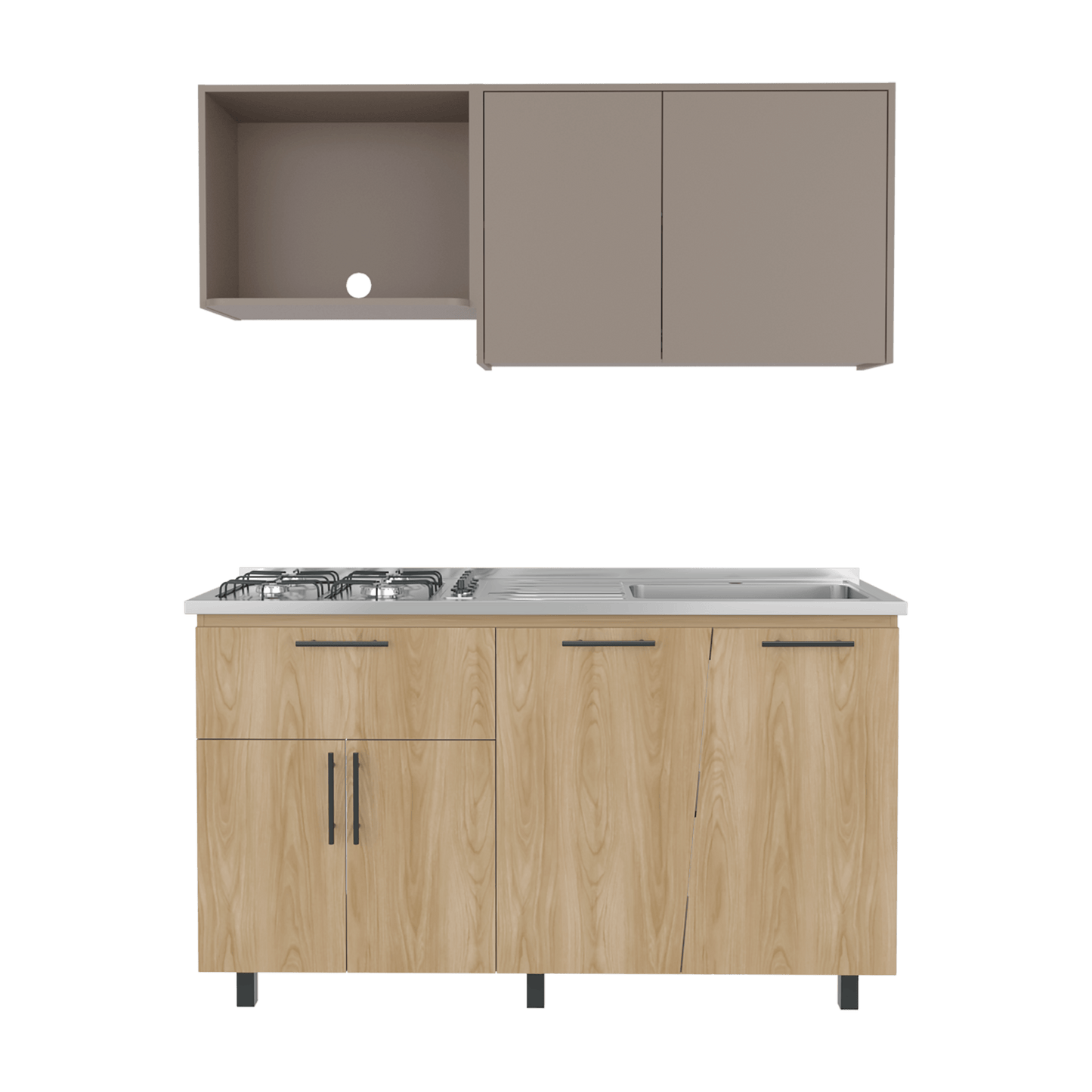 Cocina 150 Emilia Der Rta Fresno Taupe