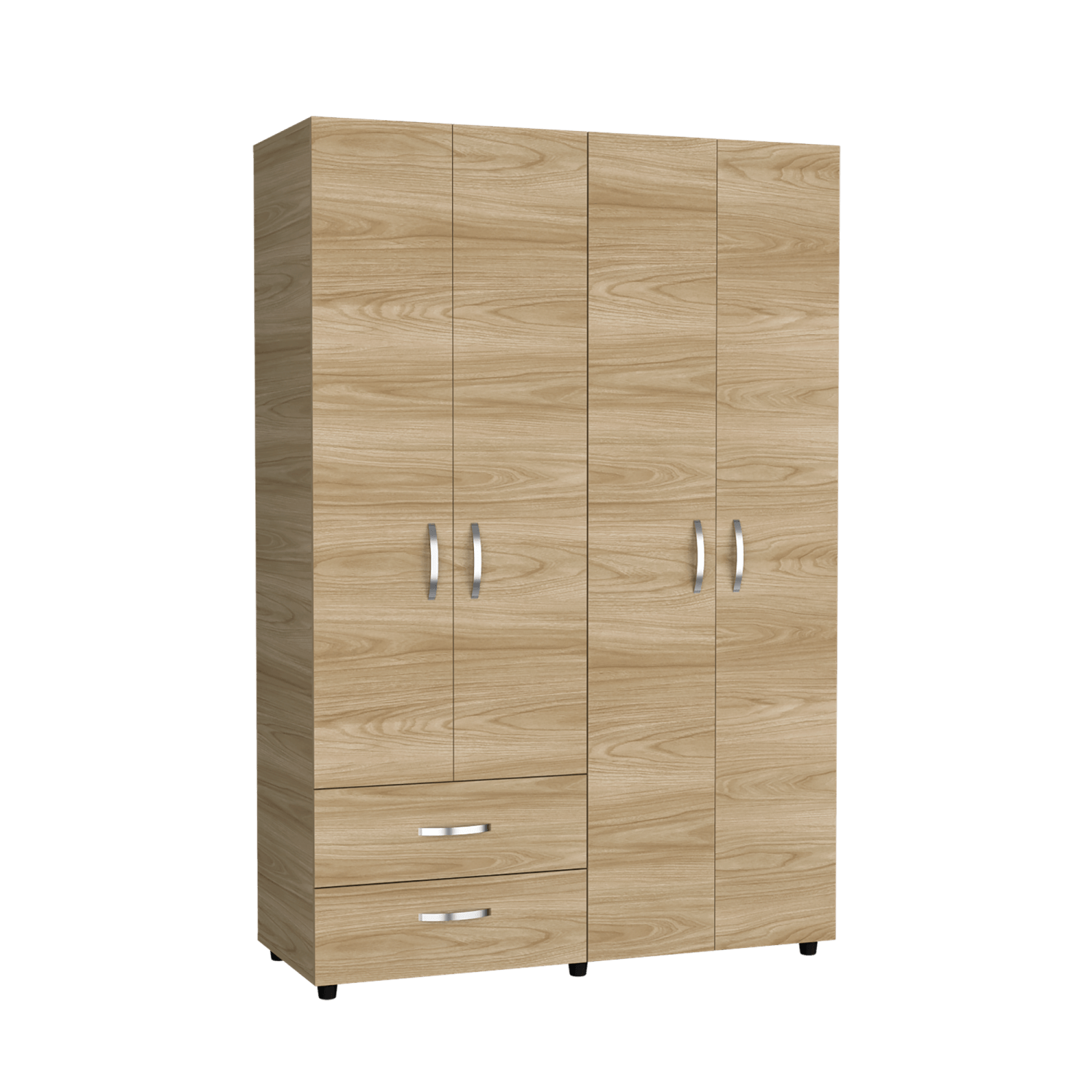 Closet Ankora Basic 180X120X47 Rta Fresno Eu Wengue