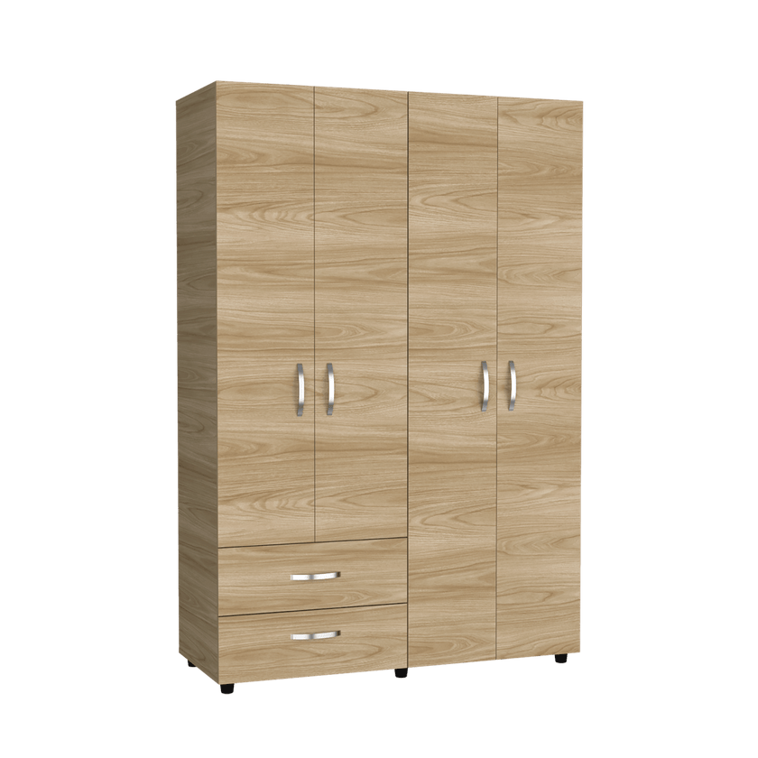 Closet Ankora Basic 180X120X47 Rta Fresno Eu Wengue