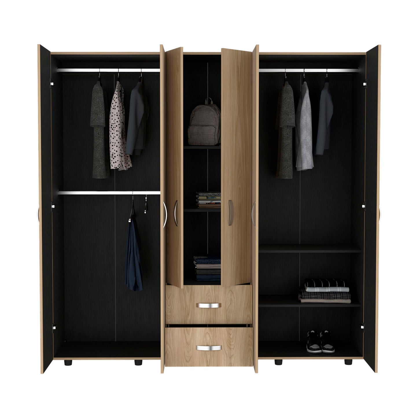 Closet Barilo 200X200X50 Rta Fresno Eu Wengue
