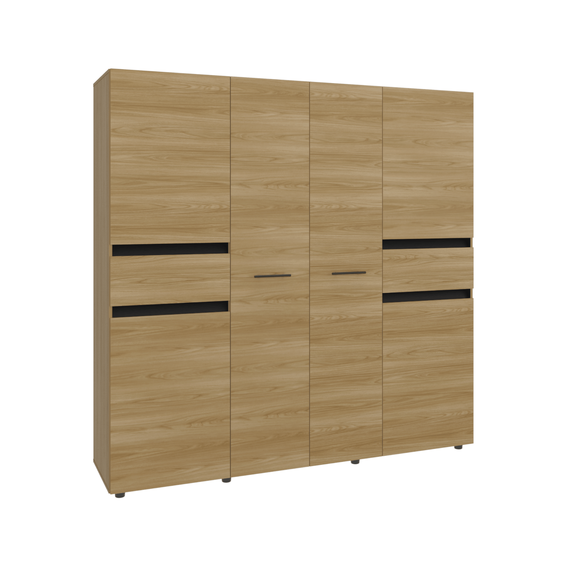 Closet Berino 200X200X51 Rta Fresno Wengue