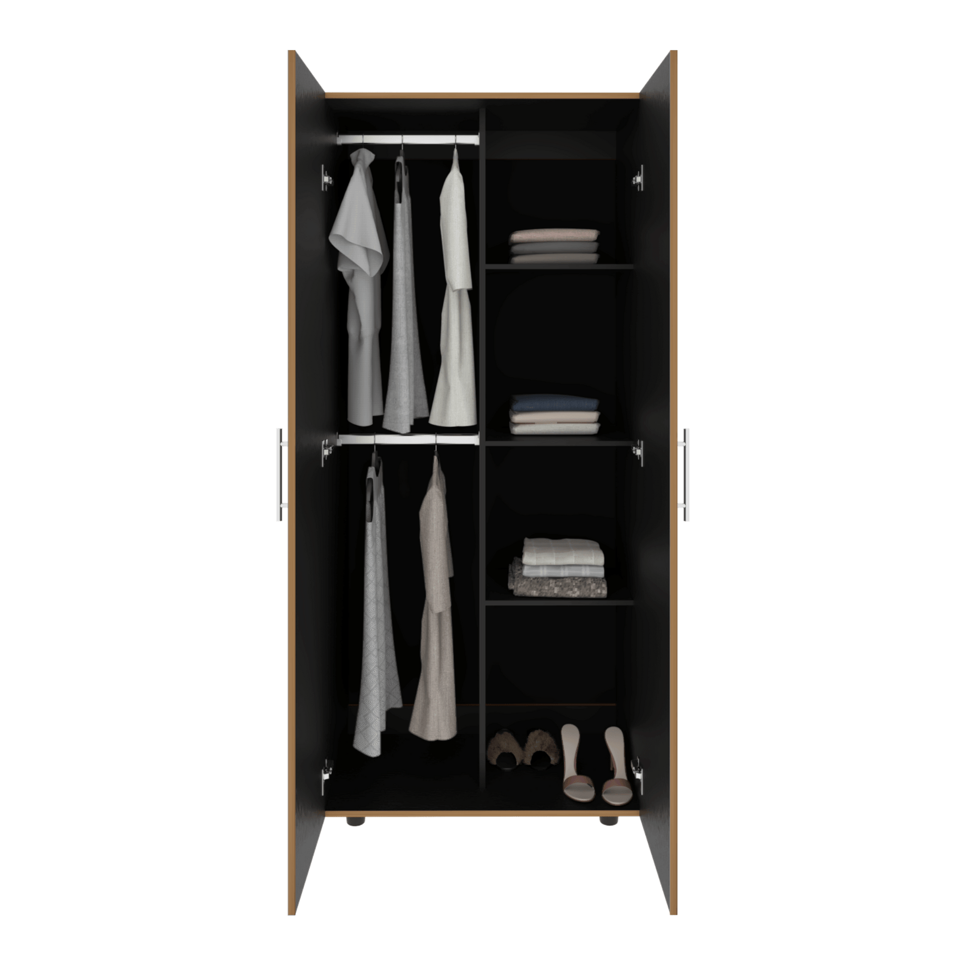 Closet Tera 180X80X48 Rta Fresno Wengue