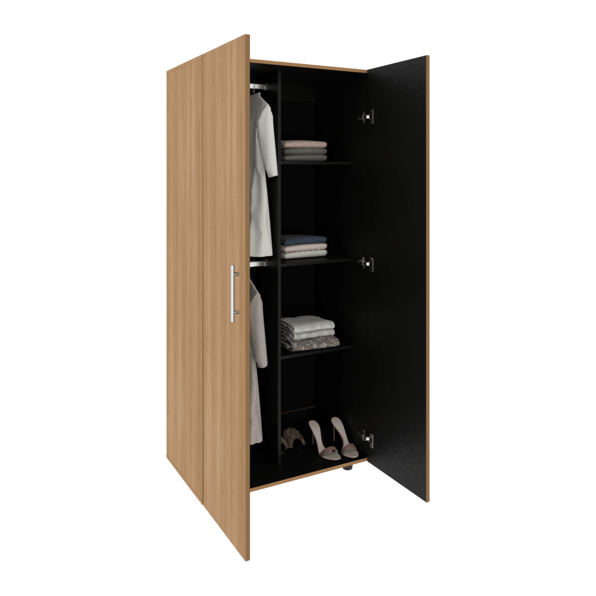 Closet Tera 180X80X48 Rta Fresno Wengue