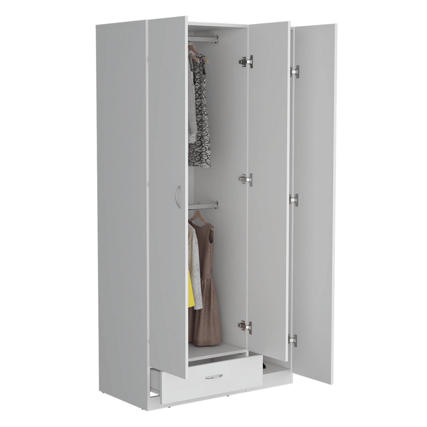 Armario Z 184X90X47 1 Cajon Rta Blanco