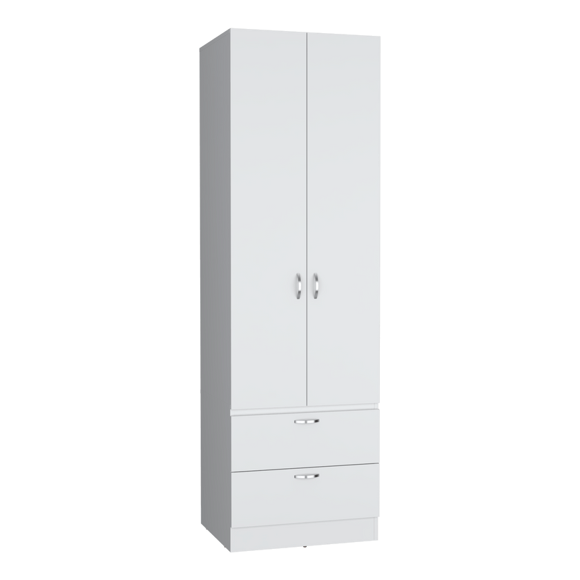 Closet Vicco 2P 2C 195X59X49 Rta Blanco Zf