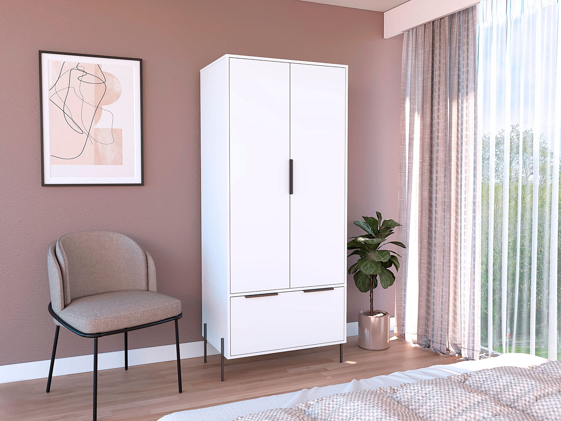 Closet With Collection W 183 Rta Blanco