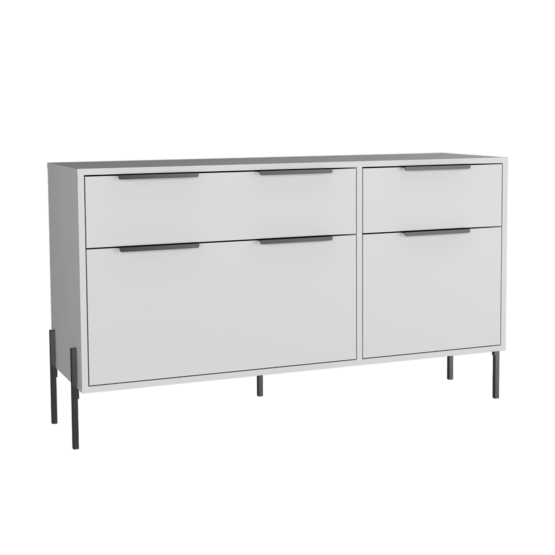 Comoda White Collection 69X122X36 Rta Blanco