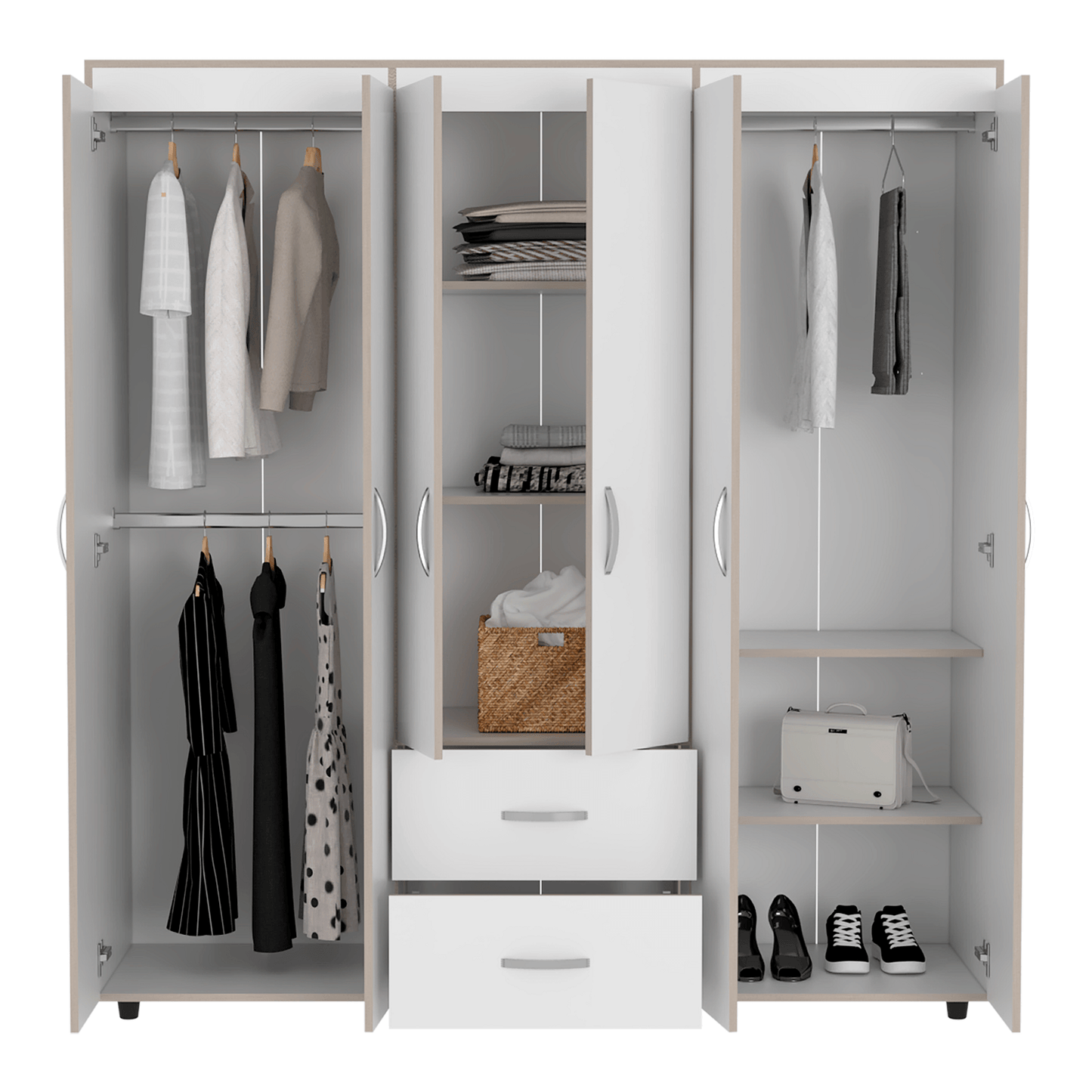 Closet Bariloche 180 X 170 X 50 Rta Blanco