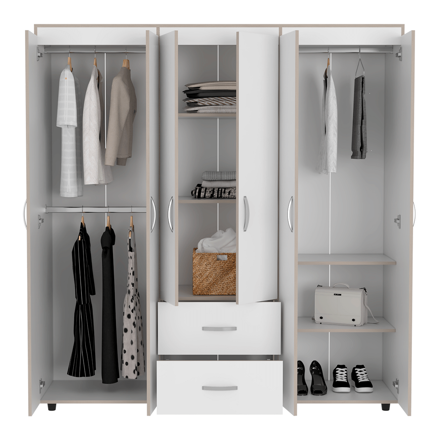 Closet Bariloche 180 X 170 X 50 Rta Blanco