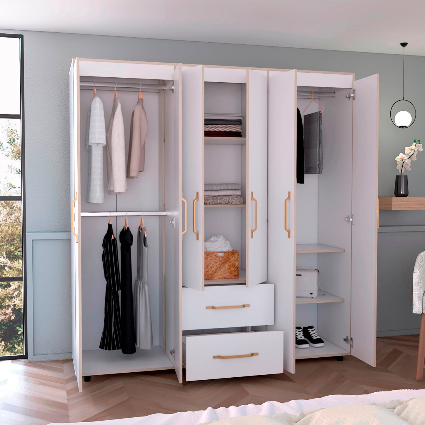 Closet Bariloche 180 X 170 X 50 Rta Blanco