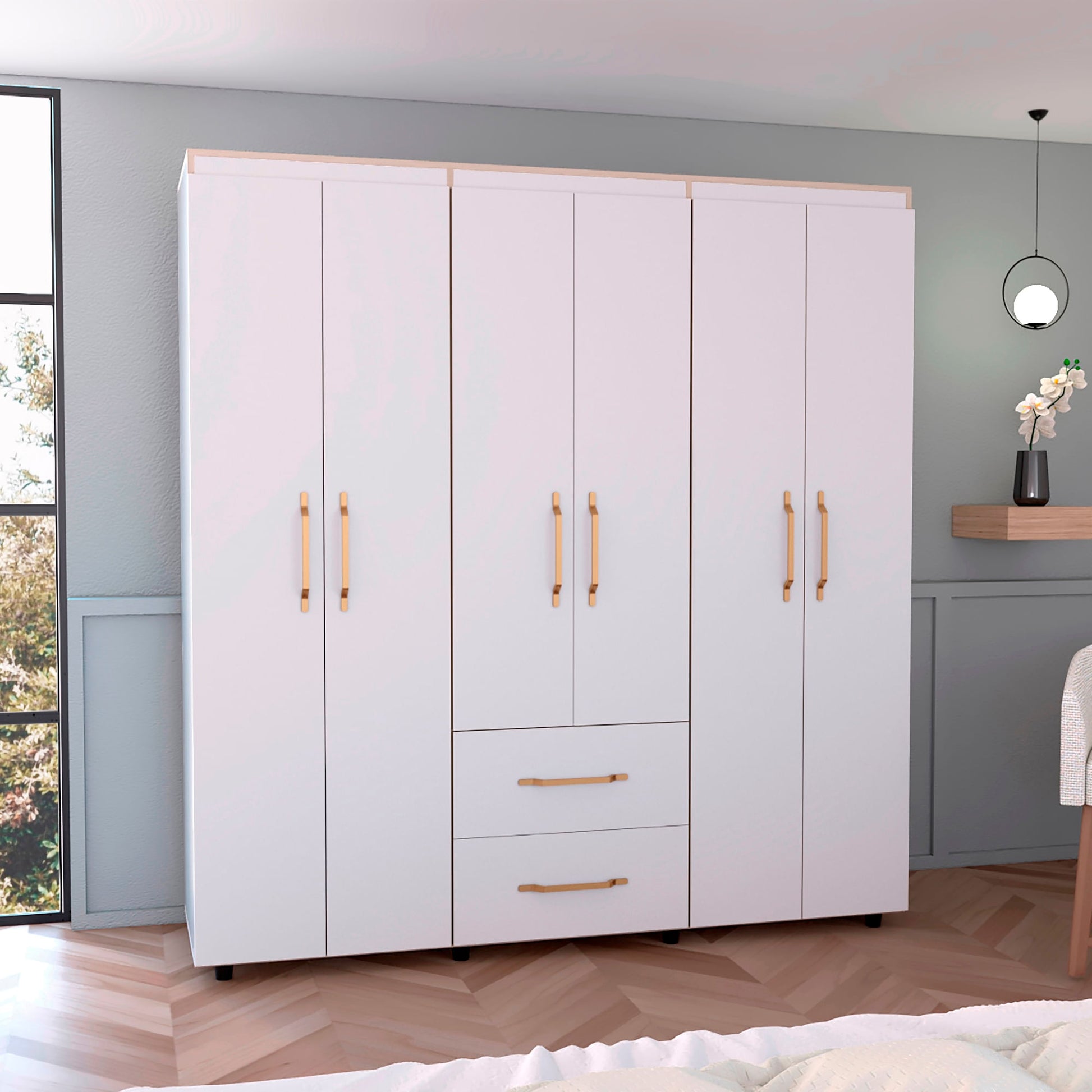 Closet Bariloche 180 X 170 X 50 Rta Blanco