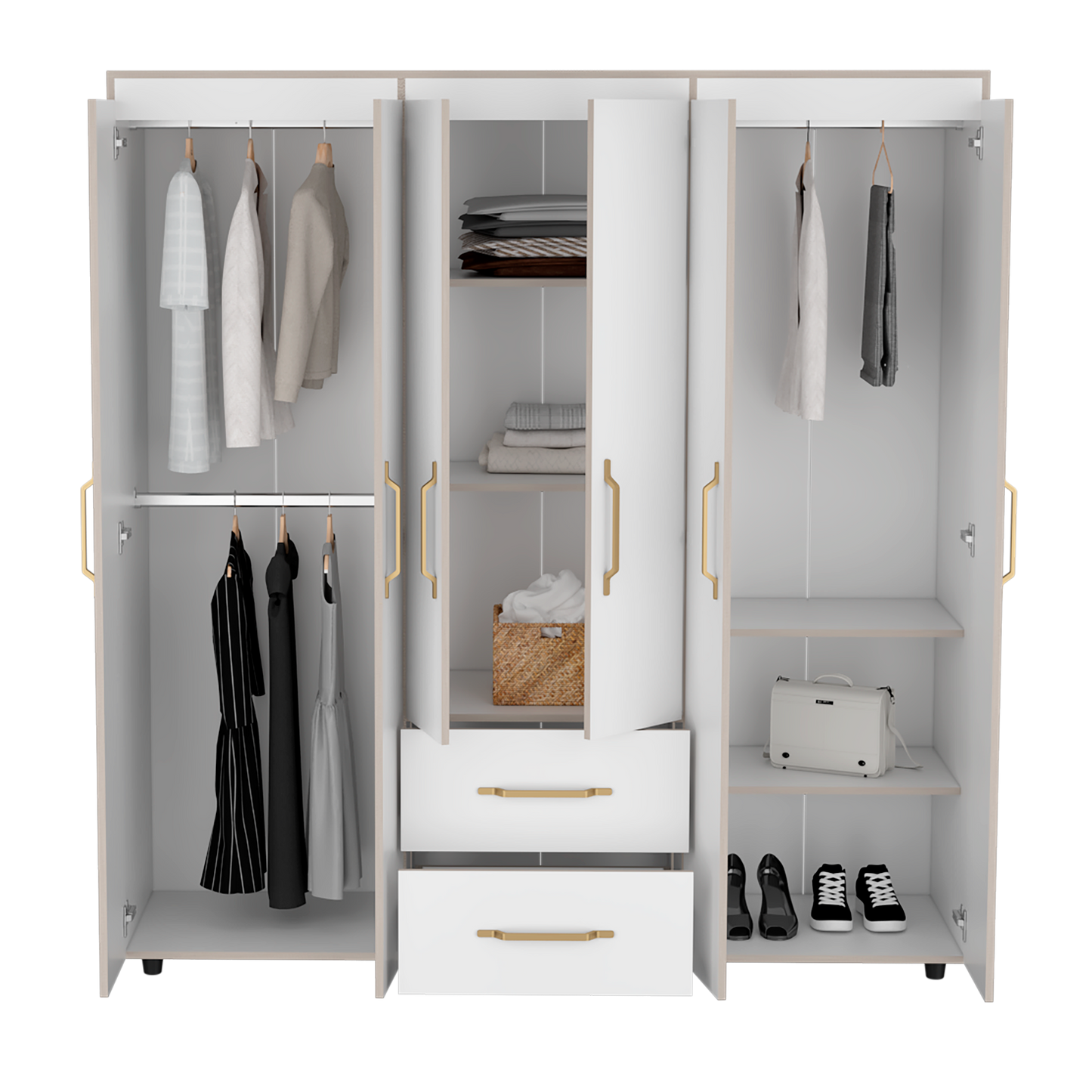 Closet Bariloche 180 X 170 X 50 Rta Blanco