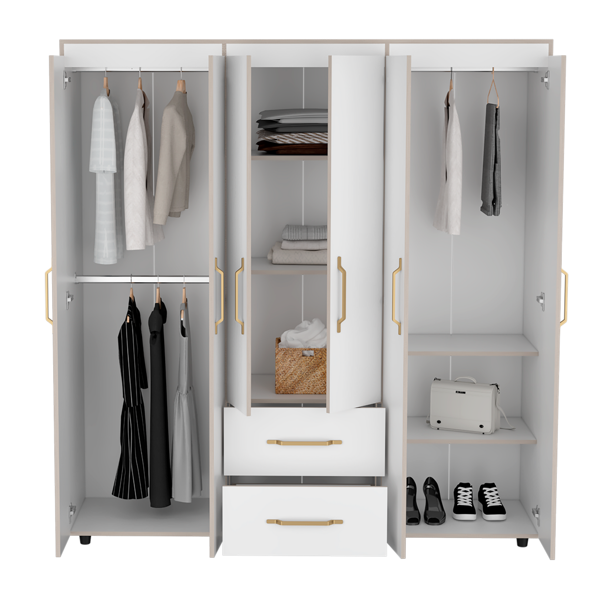 Closet Bariloche 180 X 170 X 50 Rta Blanco
