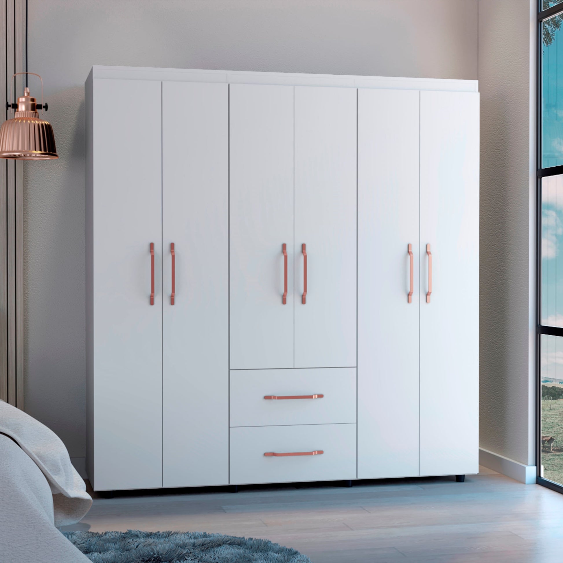 Closet Bariloche 180 X 170 X 50 Rta Blanco