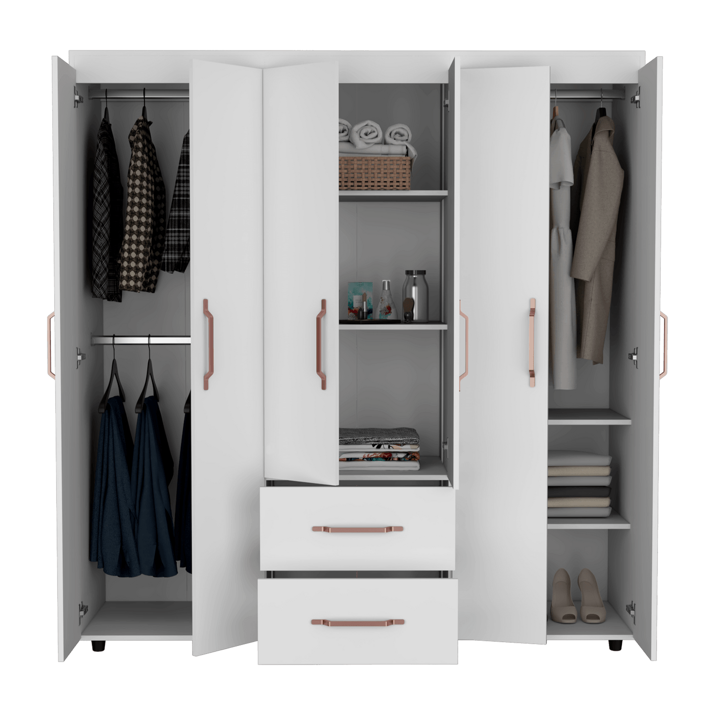 Closet Bariloche 180 X 170 X 50 Rta Blanco