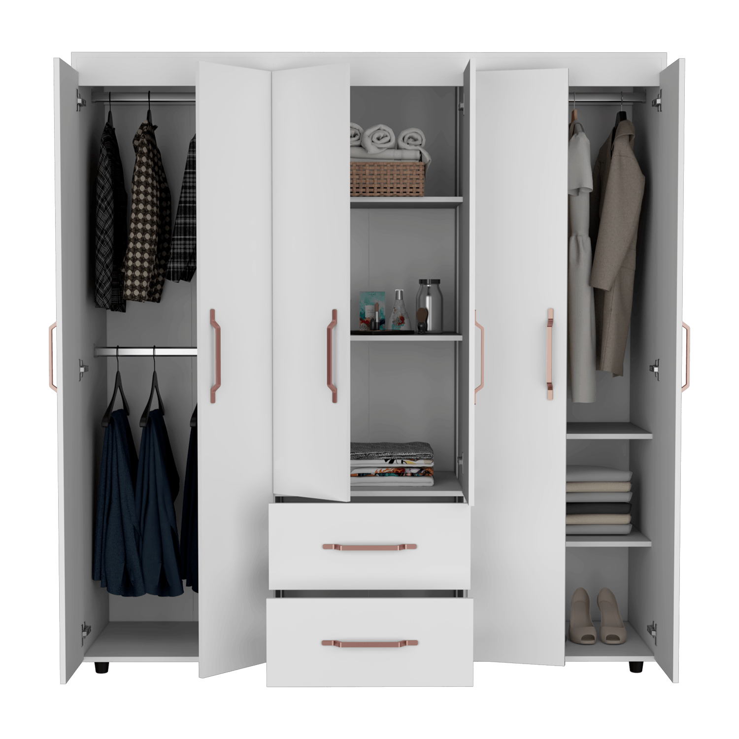 Closet Bariloche 180 X 170 X 50 Rta Blanco