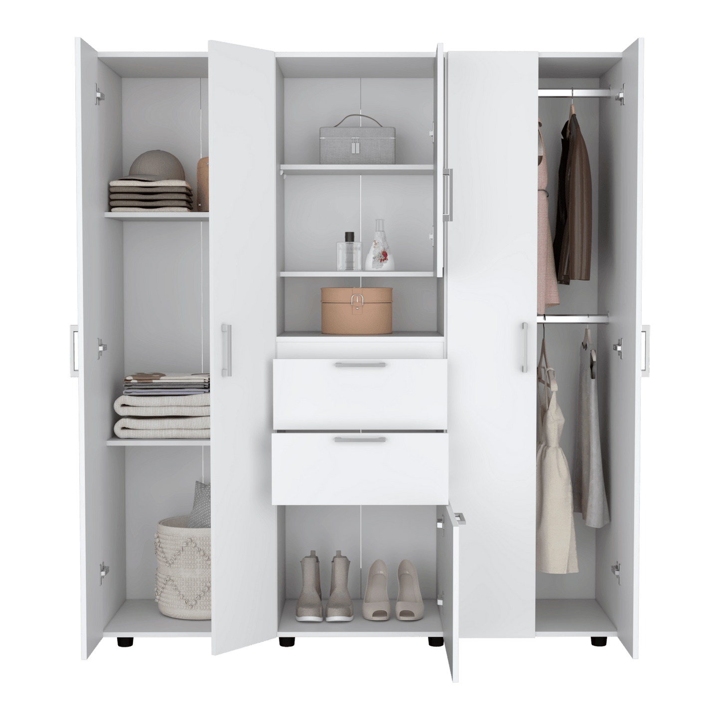 Closet Belton 180 X 160 X 50 Rta Blanco