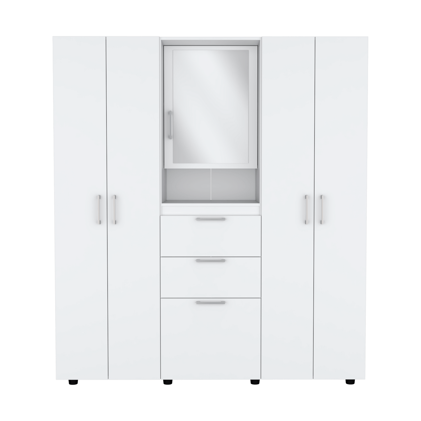Closet Belton 180 X 160 X 50 Rta Blanco