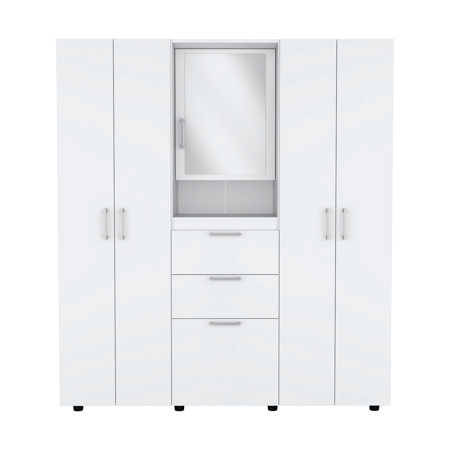 Closet Belton 180 X 160 X 50 Rta Blanco