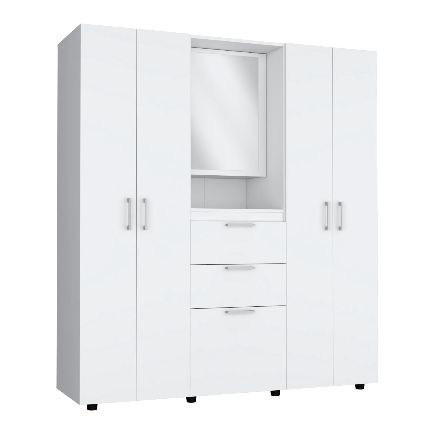 Closet Belton 180 X 160 X 50 Rta Blanco