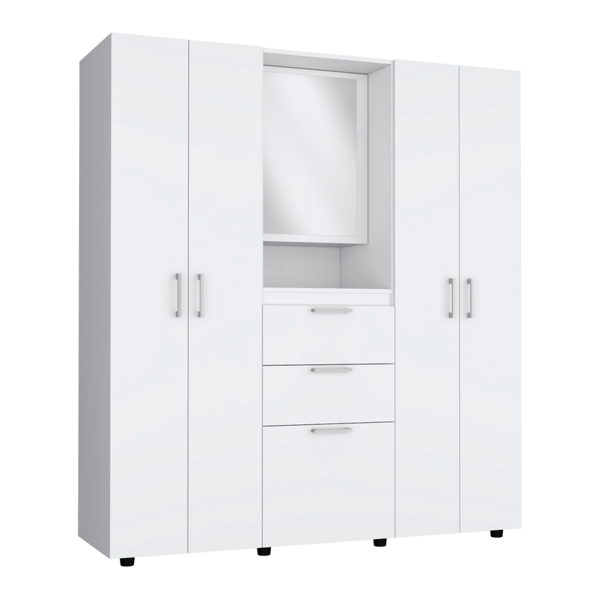 Closet Belton 180 X 160 X 50 Rta Blanco