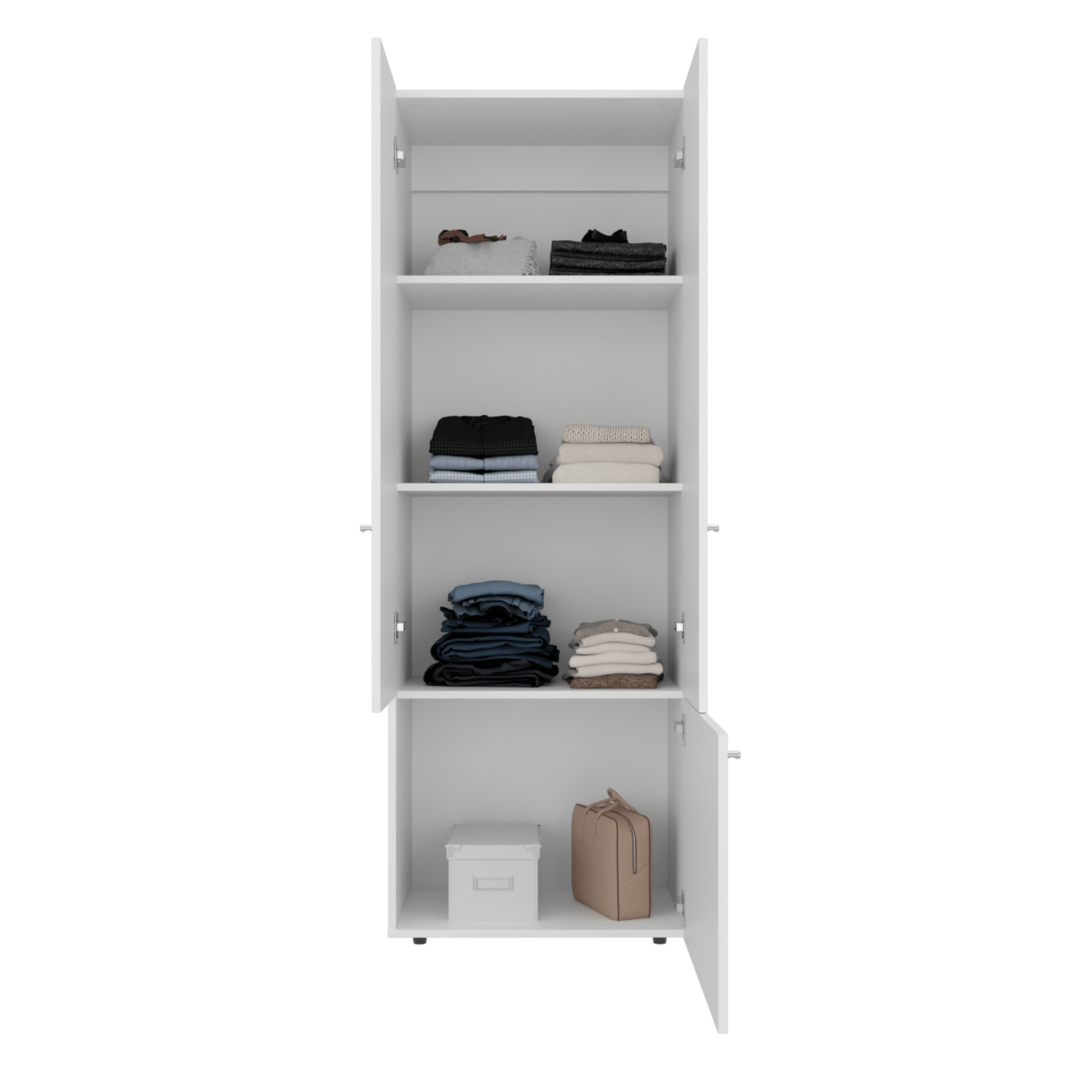 Closet 3 Puertas Tuhogar 170X60X40 Blanco