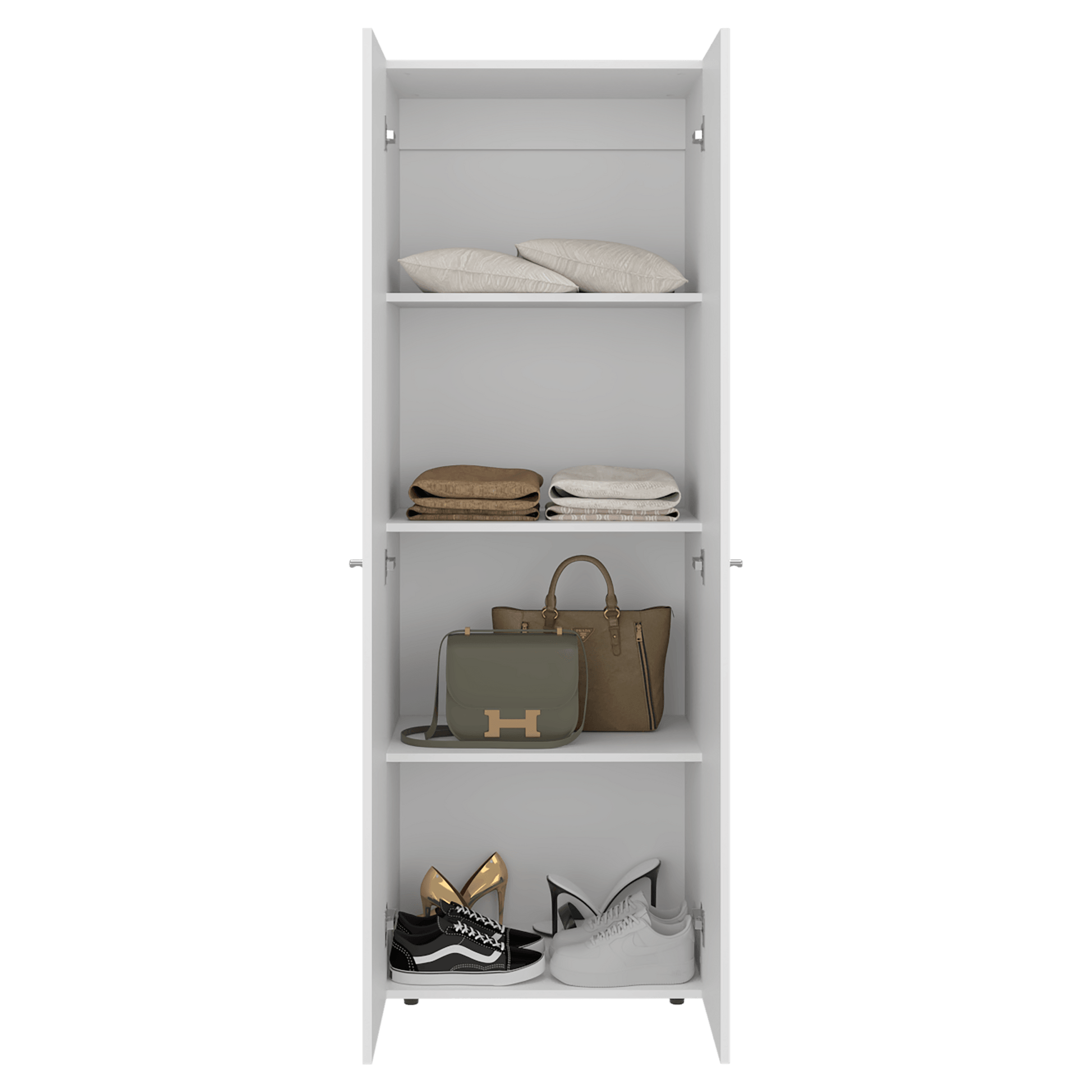 Closet 2 Puertas Tuhogar 170X60X40 Rta Blanco
