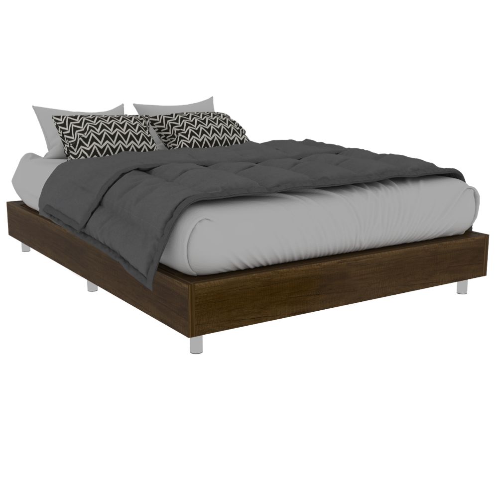 Cama Base Lugo Caramelo