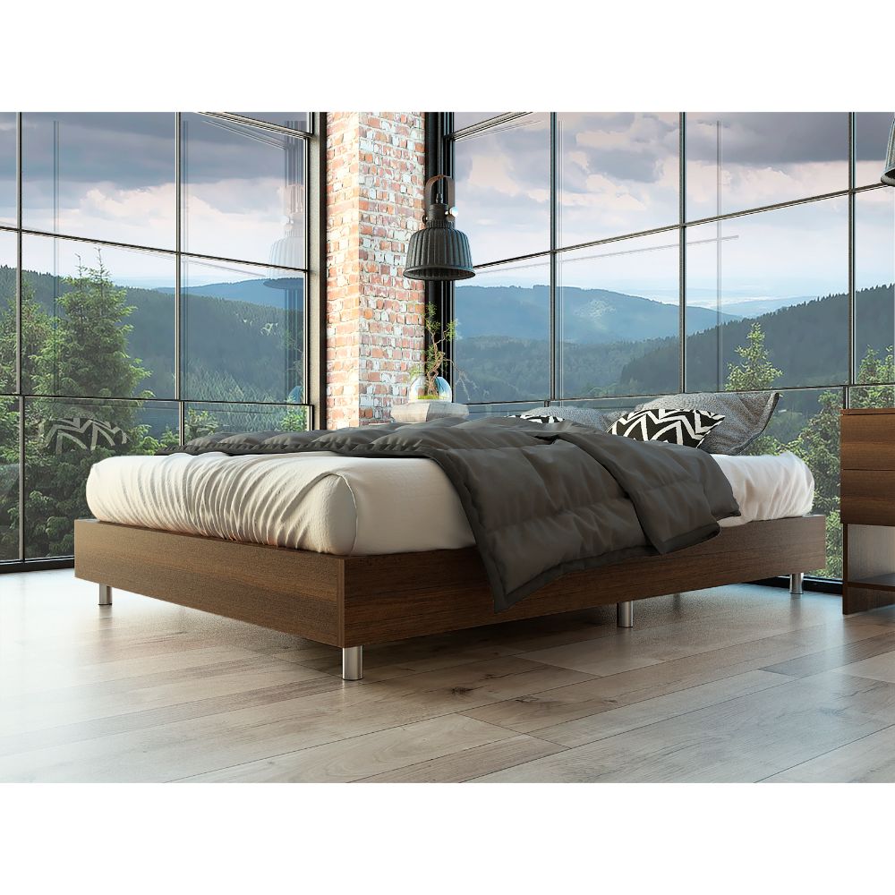 Cama Base Lugo Caramelo