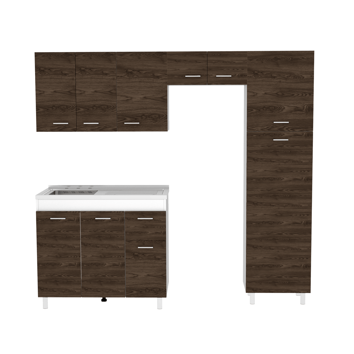 Cocina Completa Volare Rta Blanco + Milan