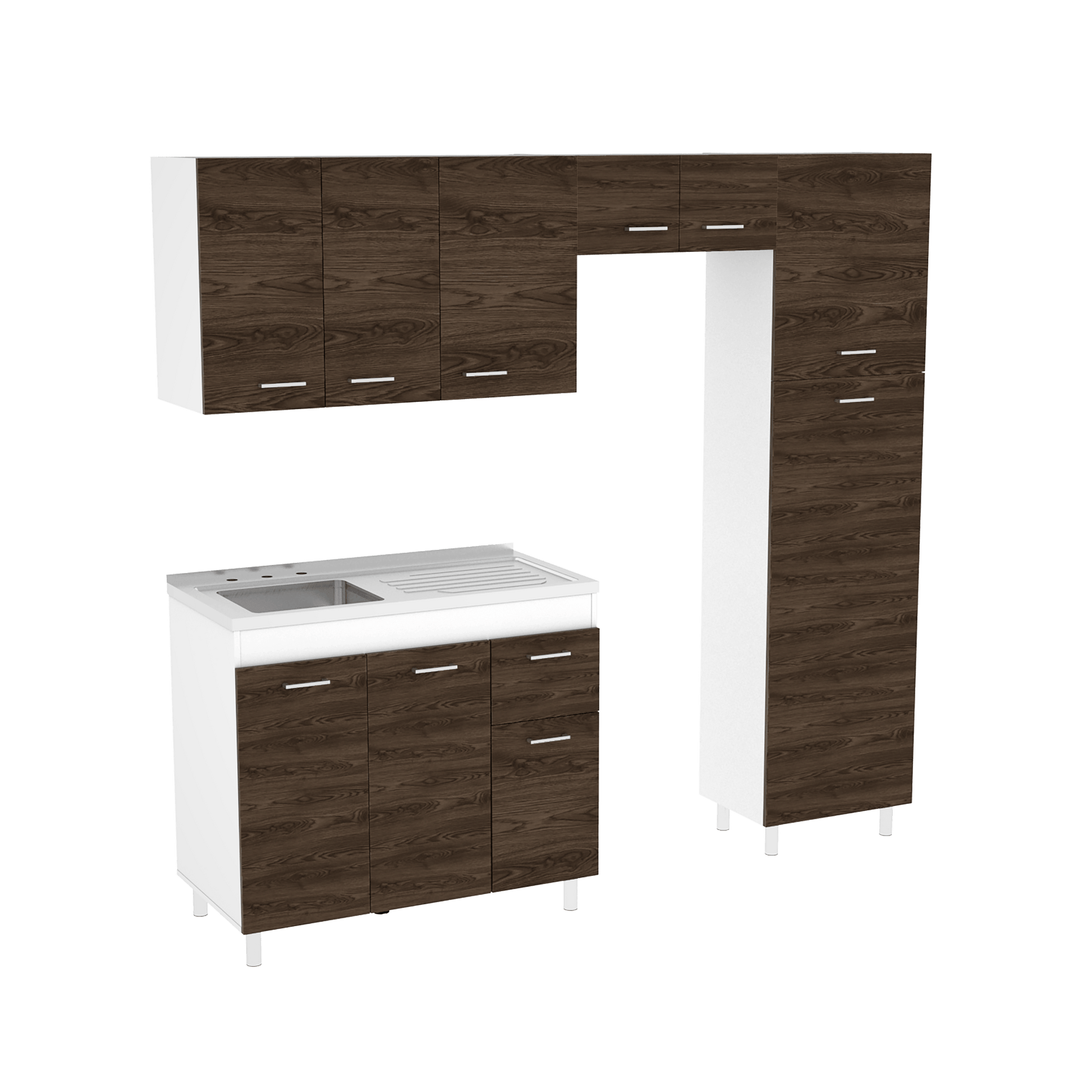 Cocina Completa Volare Rta Blanco + Milan