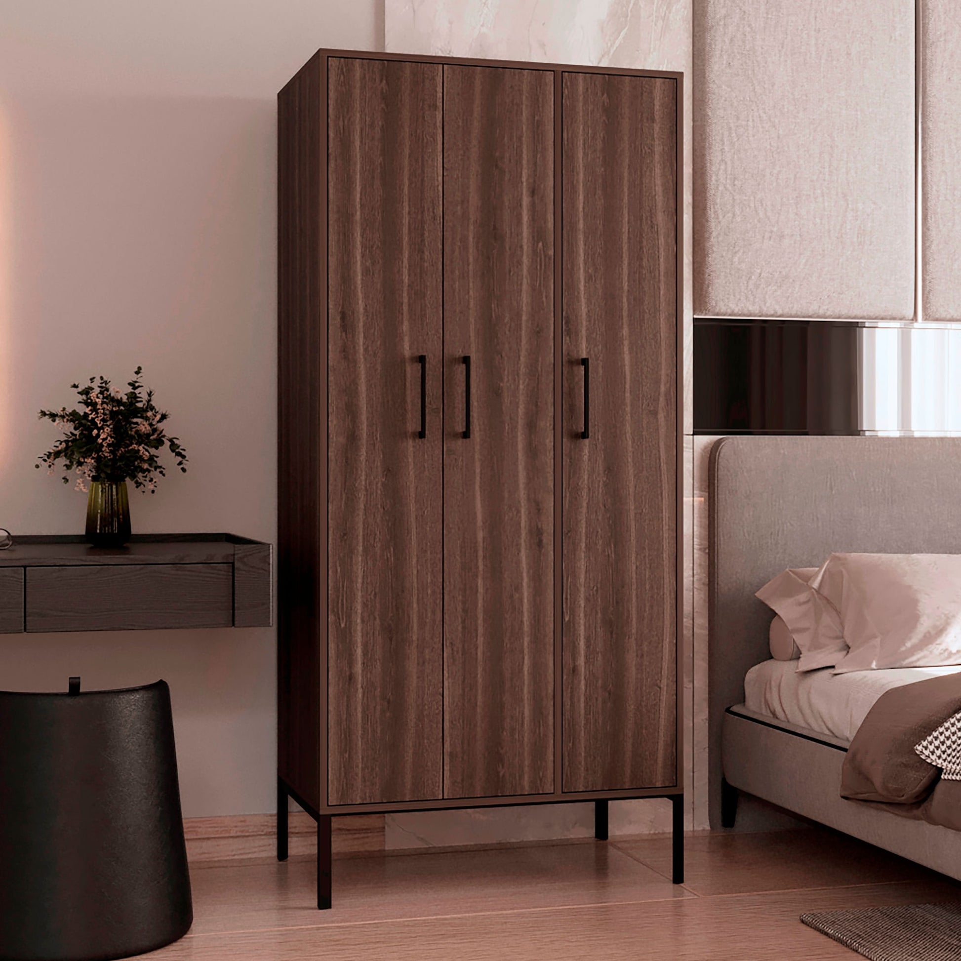 Closet 3P Soho Novo 180X82X50 Rta Milan