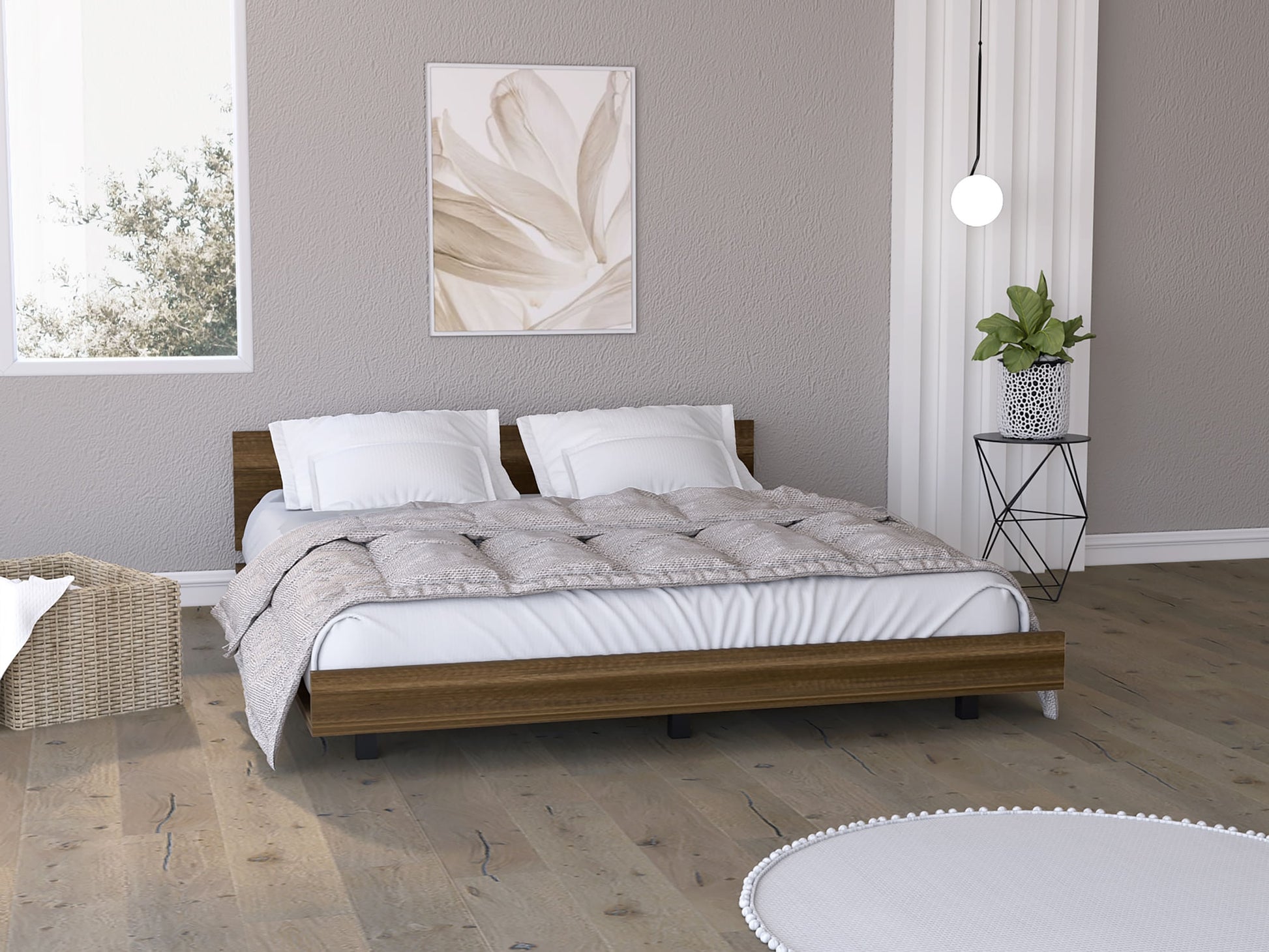 Cama 140 Kaia Rta Caramelo