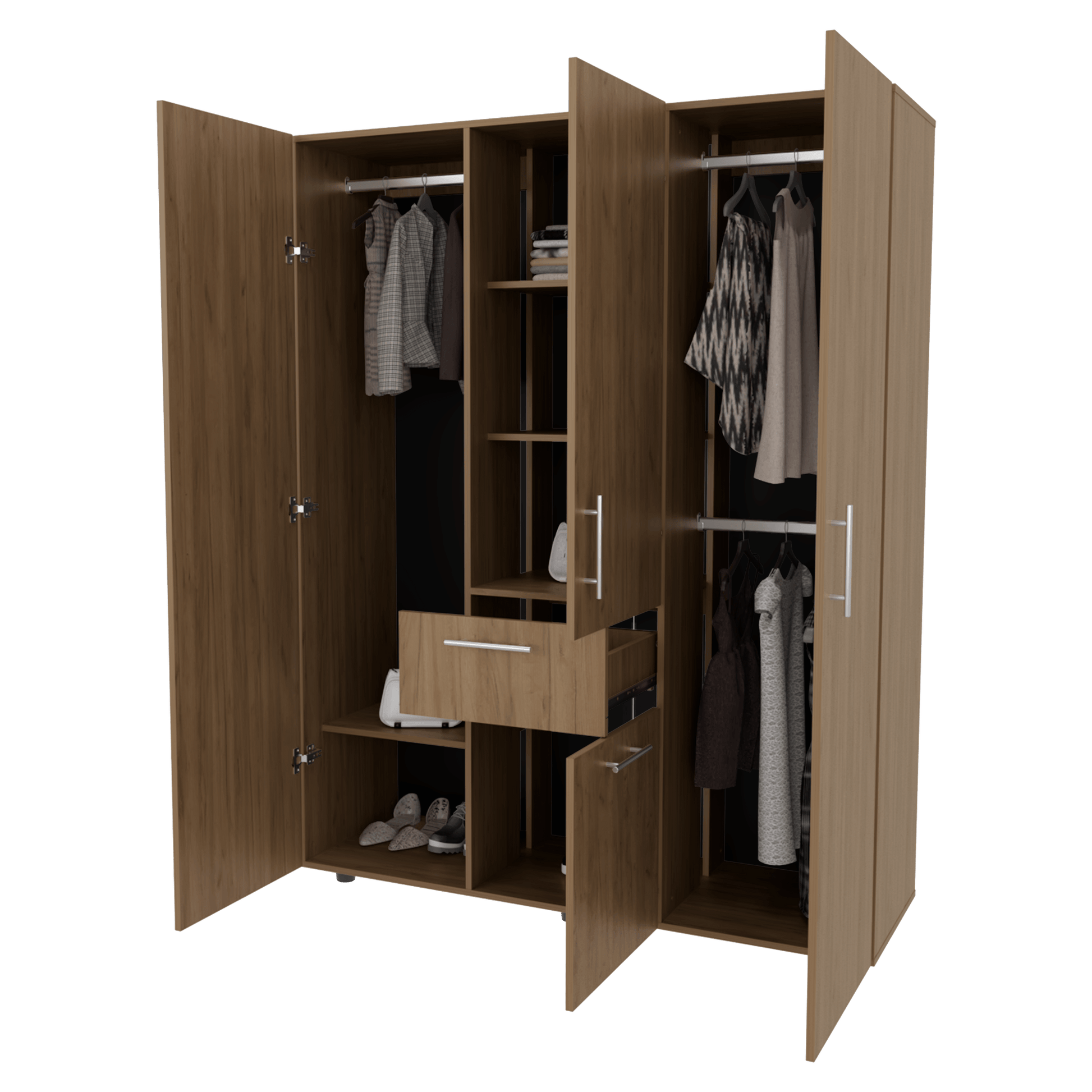 Closet Bariloche 178X140X46,8 Rta Fresno Eu Zf