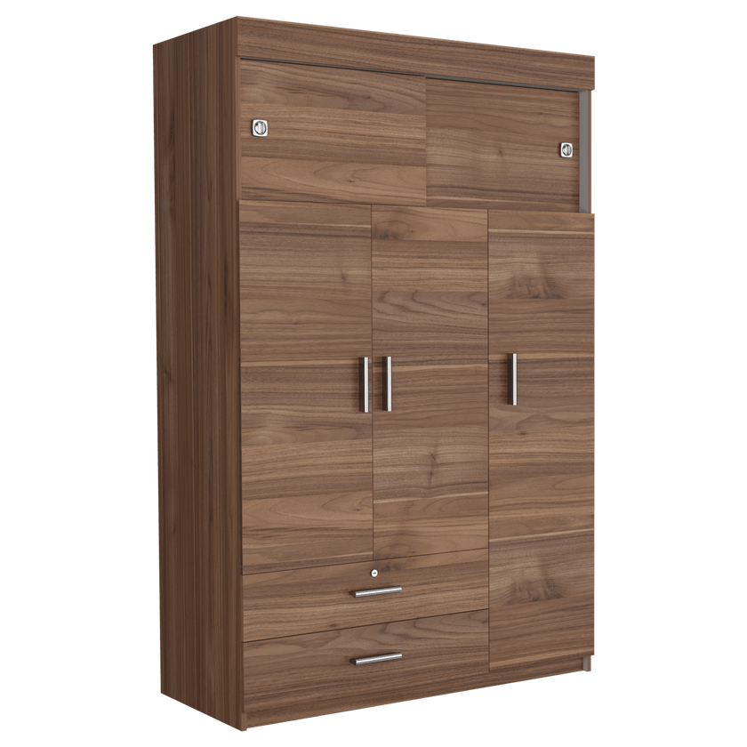 Closet Armario Manila Z 187X120X51 Rta Gales Blanco