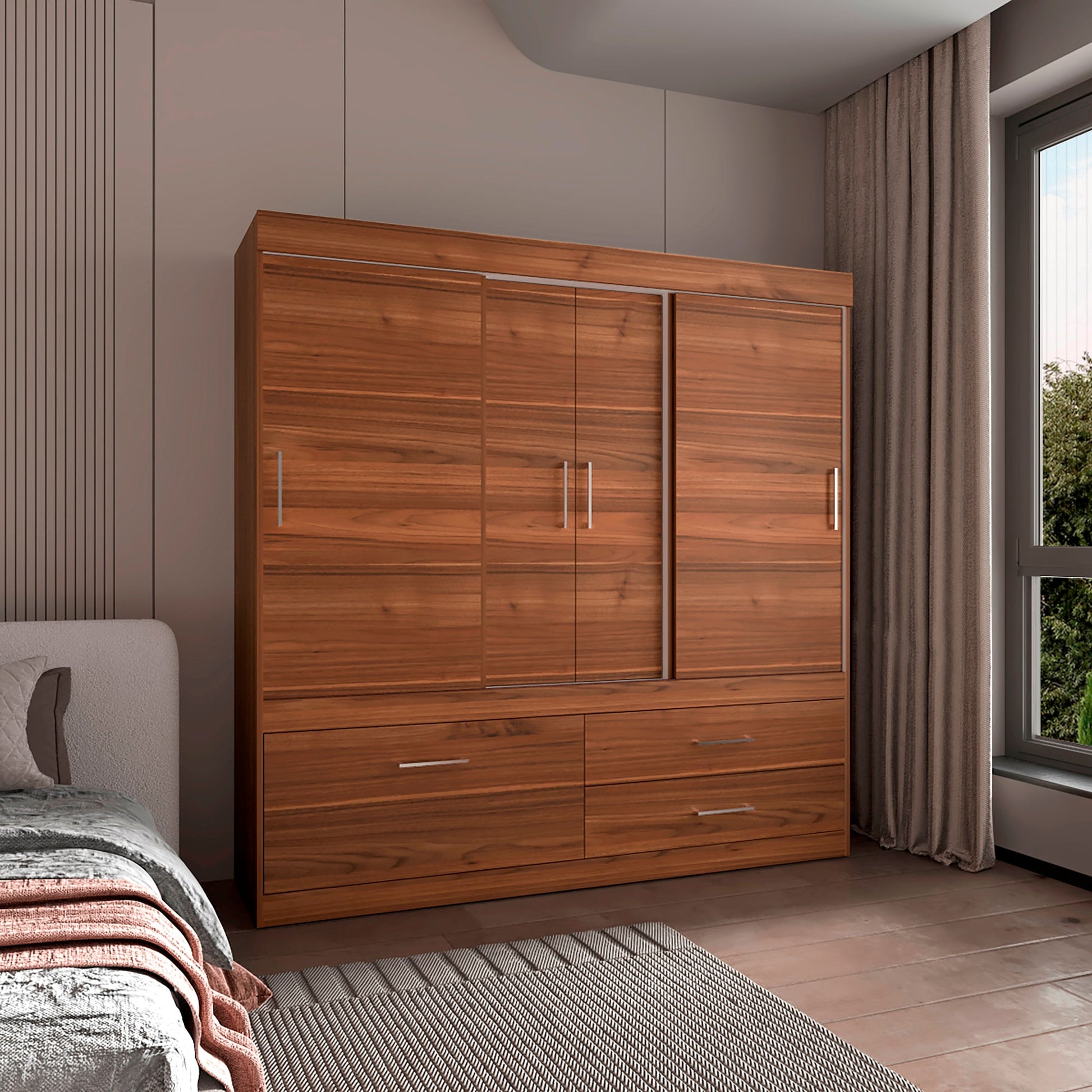 Closet Allegro 180X180X48 Rta Gales Blanco
