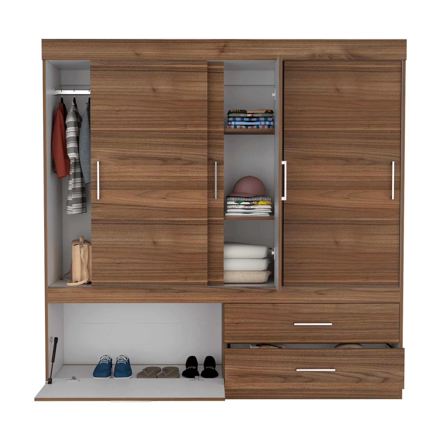 Closet Allegro 180X180X48 Rta Gales Blanco
