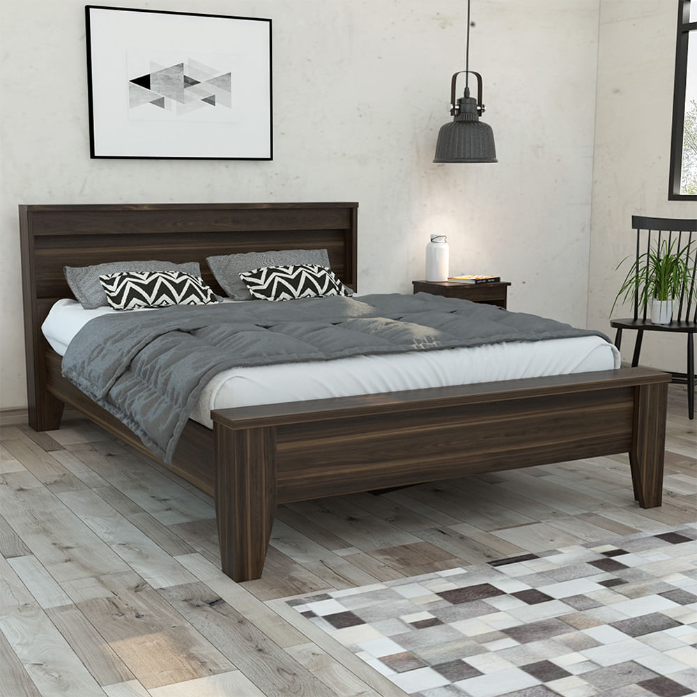 Cama 1.40 Portanova Nogal