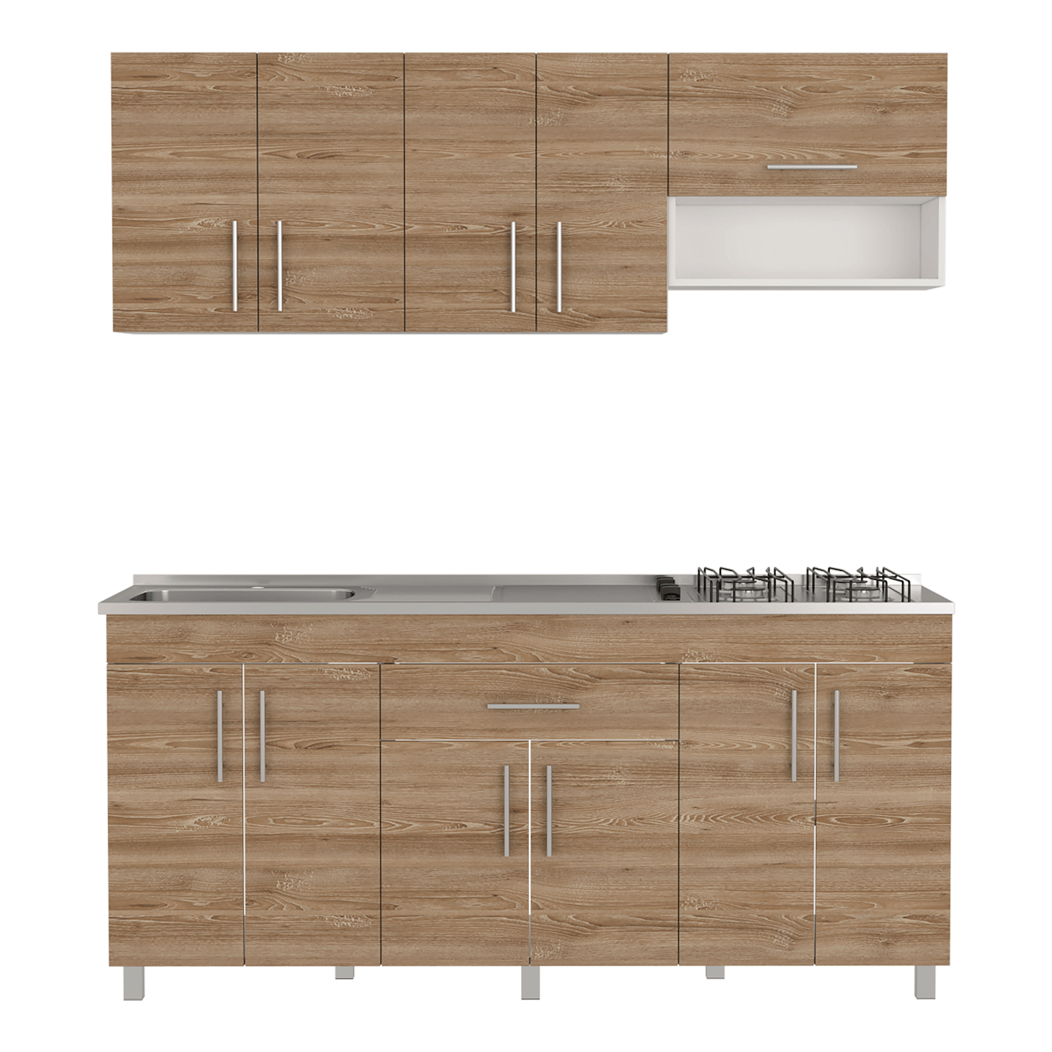 Cocina 180 Mariana Rta Blanco + Miel N/A