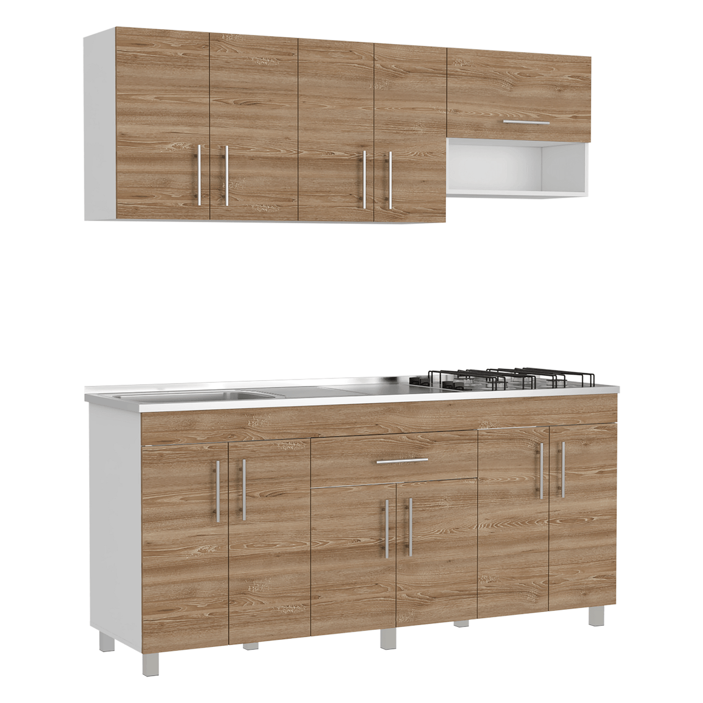Cocina 180 Mariana Rta Blanco + Miel N/A