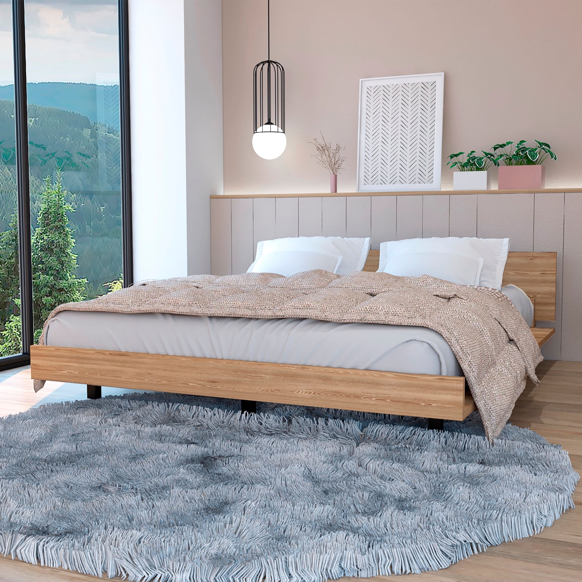 Cama 160 Kaia Rta Miel Zf