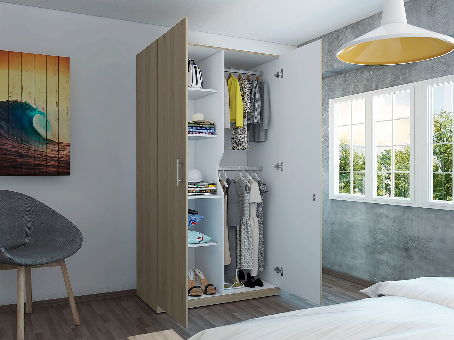 Closet Tradición Rovere Blanco